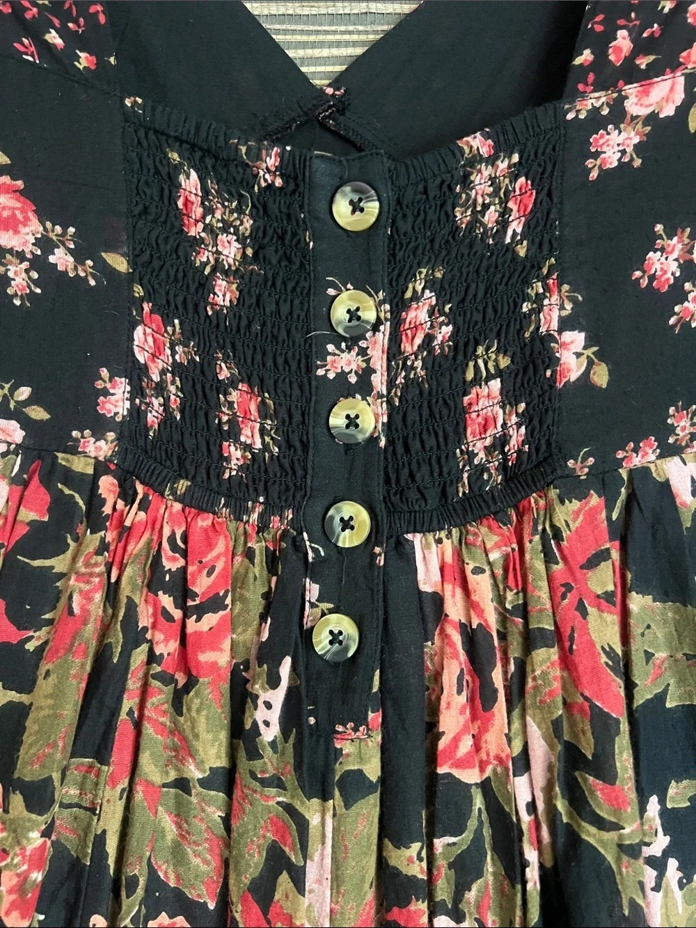 Free People Floral Print Love You Midi Dress Size XS
